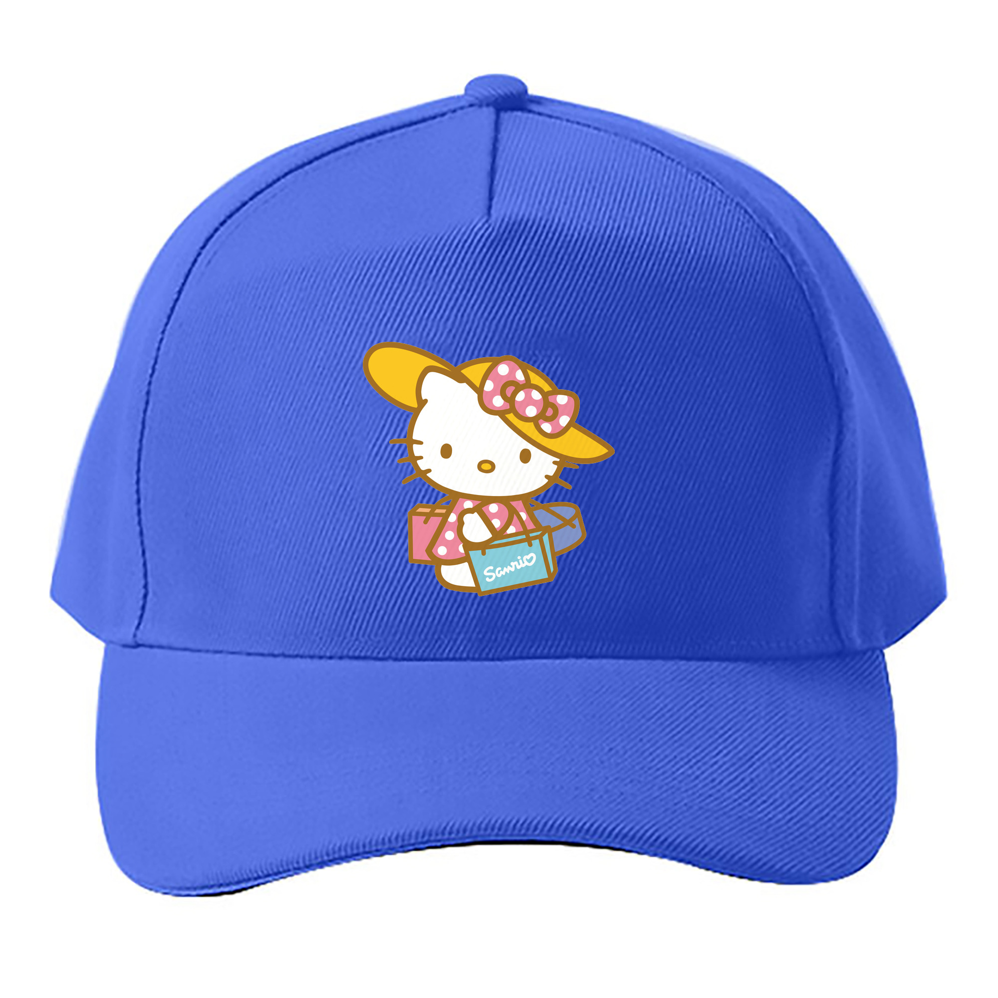 （画像用） Hello Kitty ハローキティ ベースボールキャップ 綿100％ 男女兼用 帽子 スポーツ